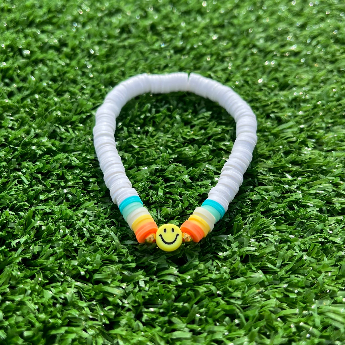 Retro smiley bracelet