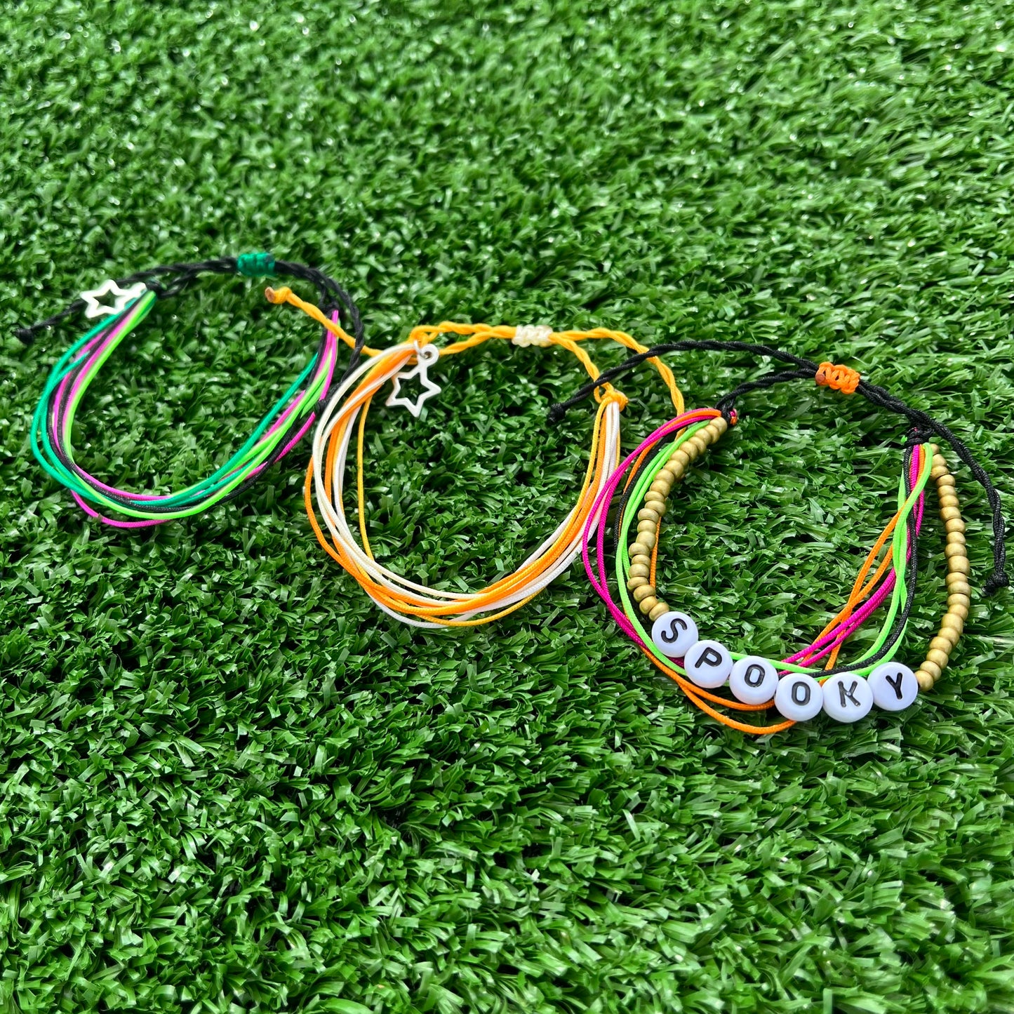 Spooky wax bracelet