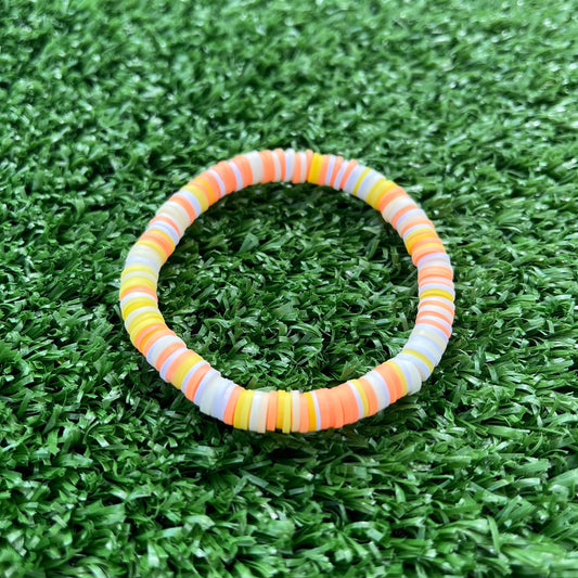 Candy corn crush bracelet